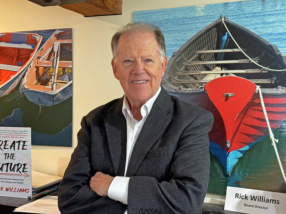 Rick Williams in his office